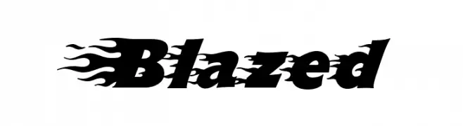 Blazed  Frei Schriftart Herunterladen