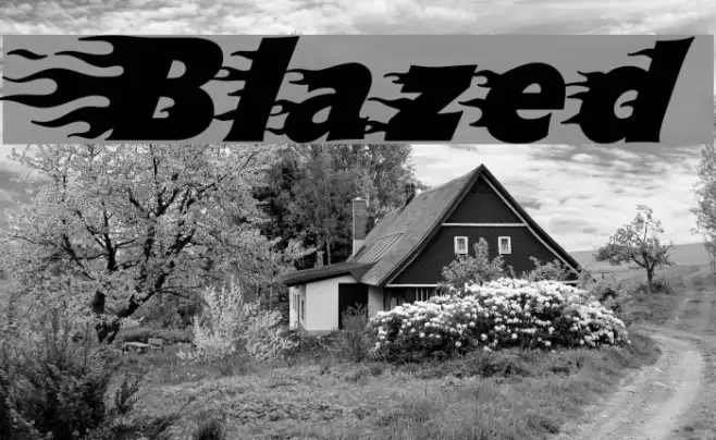 Blazed Font examples