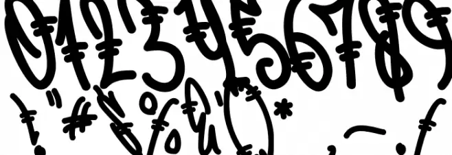 Blazing Monstro फ़ॉन्ट अन्य घर का काम