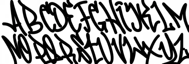 Blazing Monstro फ़ॉन्ट लोअरकेस