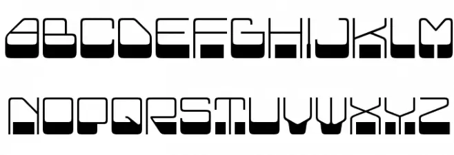 Blazium 字体 大写