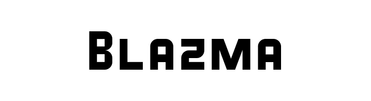 Blazma  font caratteri gratis