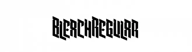 Bleach Regular  baixar fontes gratis