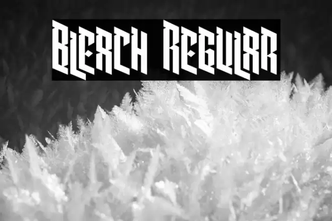 Bleach Regular Font examples