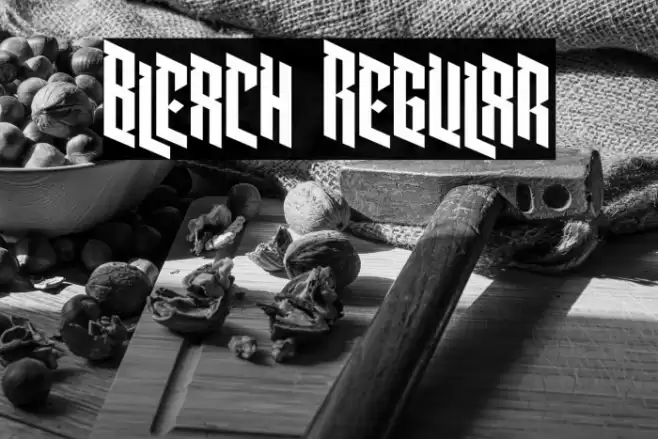 Bleach Regular Font examples