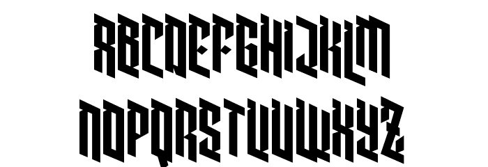 Bleach Regular Font LOWERCASE