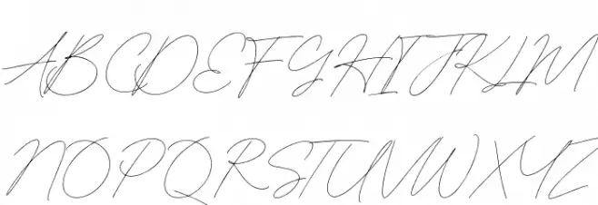 BleachedMagenta-Regular फ़ॉन्ट अपरकेस