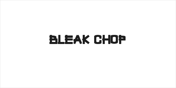 Bleak Chop Logo