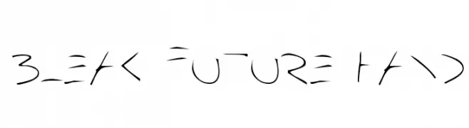 Bleak Future Hand  تنزيل الخطوط