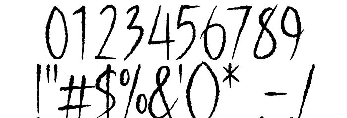 Bleakfall Demo Font OTHER CHARS