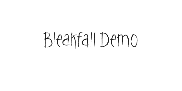Bleakfall Demo Logo