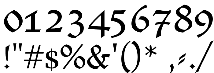 Blecklet Font OTHER CHARS