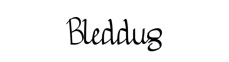 Bleddug  font caratteri gratis