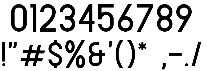 Bledug Regular Font OTHER CHARS
