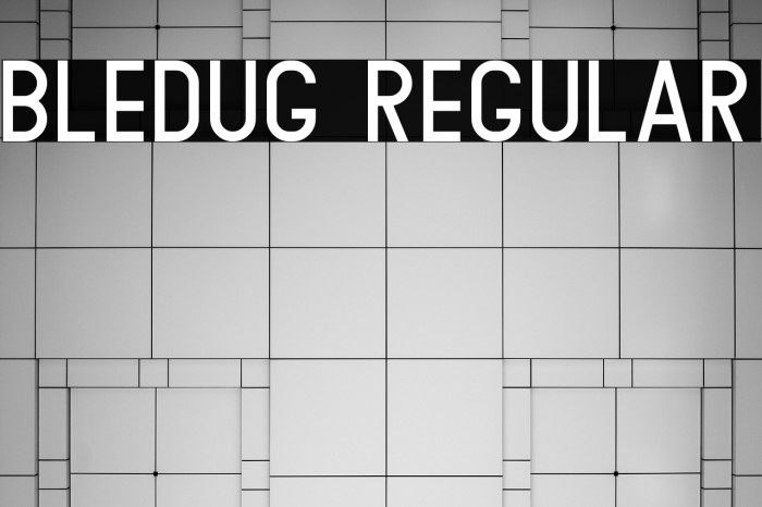 Bledug Regular Example 2