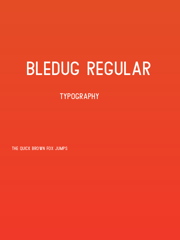 Bledug Regular Poster