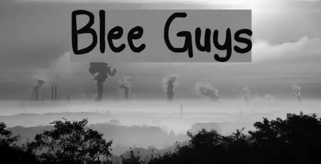 Blee Guys Font examples
