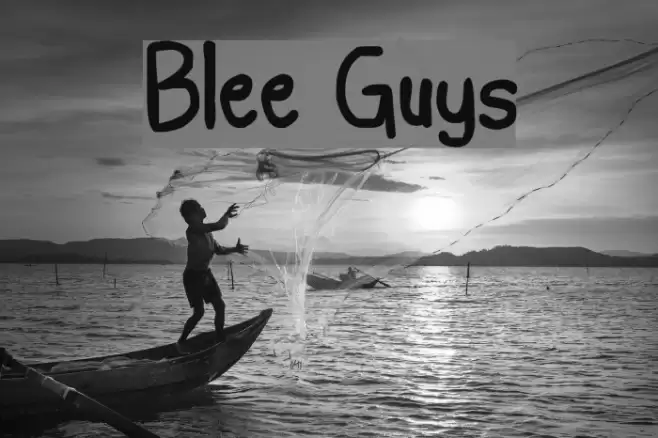 Blee Guys Font examples