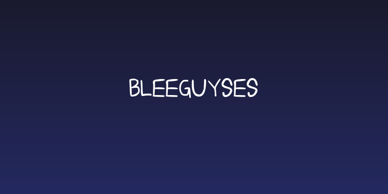 BleeGuysES Social Header