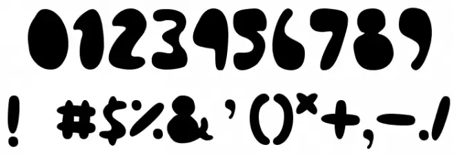 BleedingHeart Font OTHER CHARS