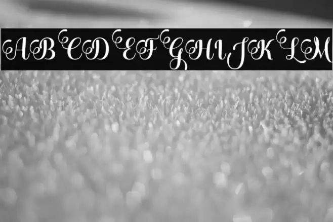 BleedingHeart Font examples