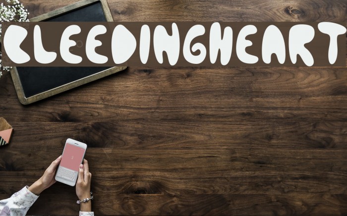 BleedingHeart फ़ॉन्ट examples