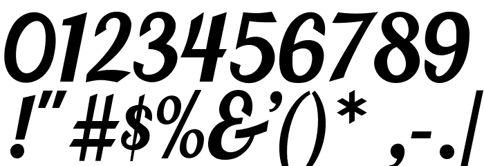 BlendaScript Font OTHER CHARS