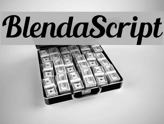 BlendaScript Font examples