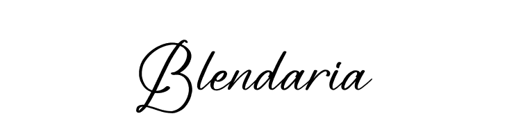 Blendaria  フリーフォントのダウンロード