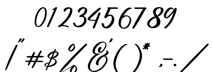 Blendaria Font OTHER CHARS