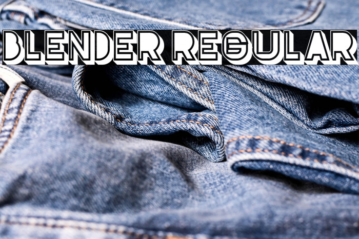 Blender Regular Example 1