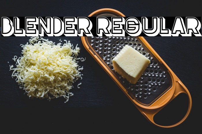 Blender Regular Example 2