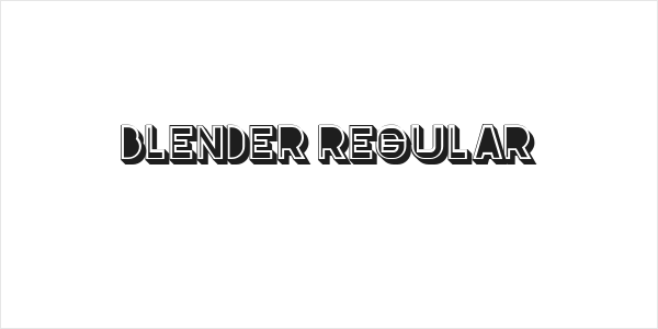 Blender Regular Logo