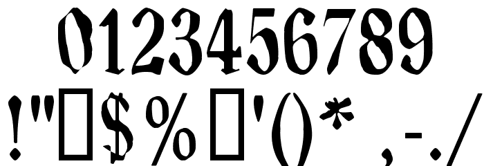 BlendfontsMultikultur Font OTHER CHARS