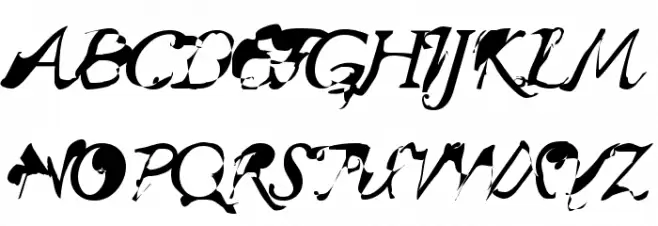 BlendfontsWuestling フォント 大文字