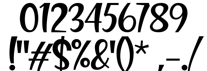Blending Attraction Font OTHER CHARS