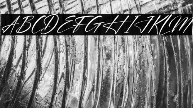 Blendstera Italic Font examples