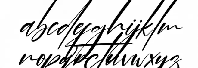 Blendstera Italic फ़ॉन्ट लोअरकेस
