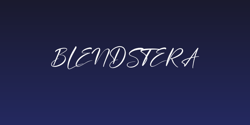 Blendstera Social Header