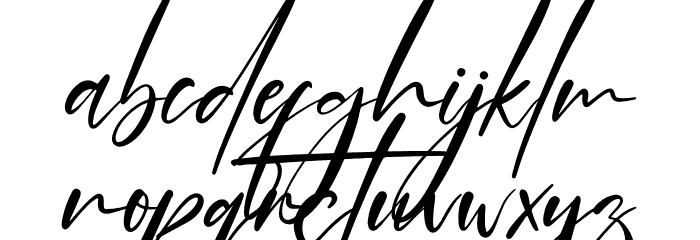 Blendstera Font LOWERCASE