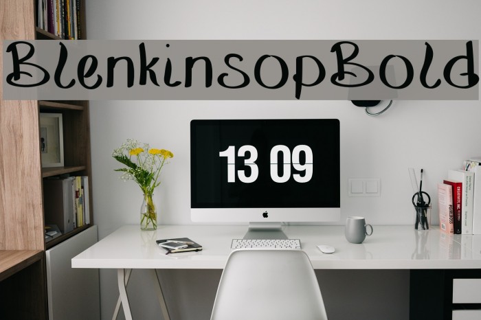 BlenkinsopBold Font examples