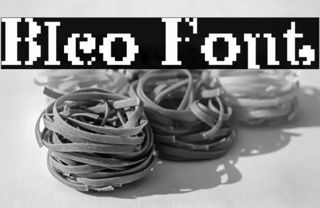 Bleo Font examples