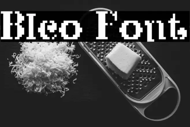 Bleo Font examples