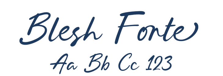 Blesh Forte Font Preview