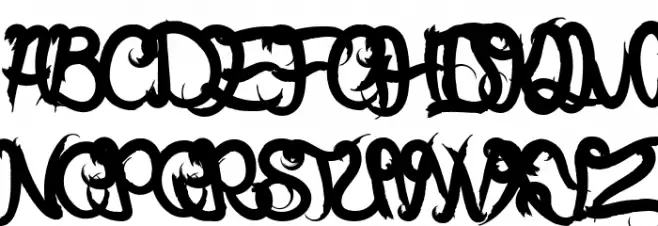 Bless The Galling Schriftart Groß