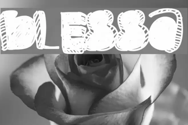 Blessa Font examples