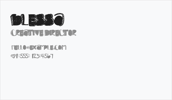 Blessa Business Card