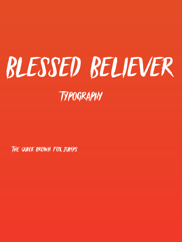 Blessed Believer Poster