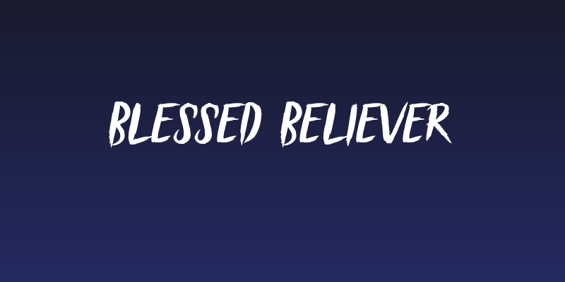 Blessed Believer Social Header