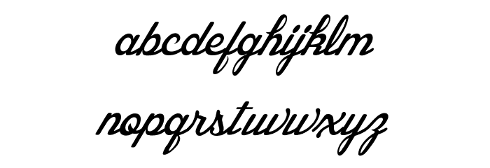 Blessed Day Font LOWERCASE